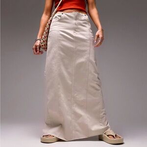 ASOS Topshop denim maxi skirt NWOT